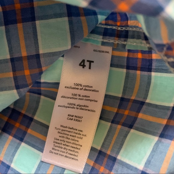 OshKosh B’gosh Short Sleeve Button Down Shirt - Picture 5 of 5